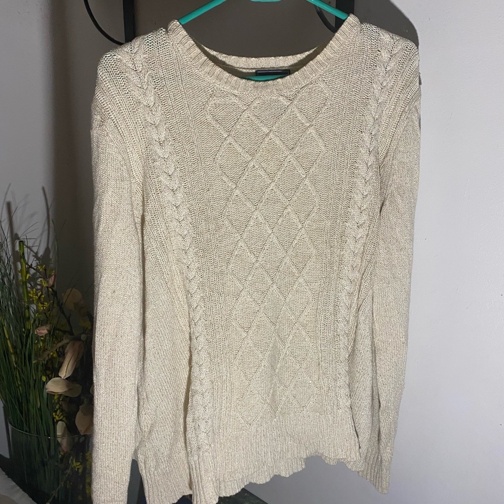 Chaps sparkled sweater